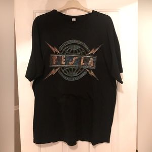 Tesla 30th anniversary concert t - size XL